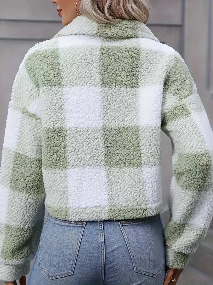 W&W Mode | Bequeme Winterjacke mit langen Ärmeln und Knöpfen | Warme Oberbekleidung für den Winter