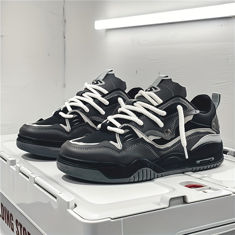 W&W Mode | Herren Stilvolle Schnür Skate Sneaker mit