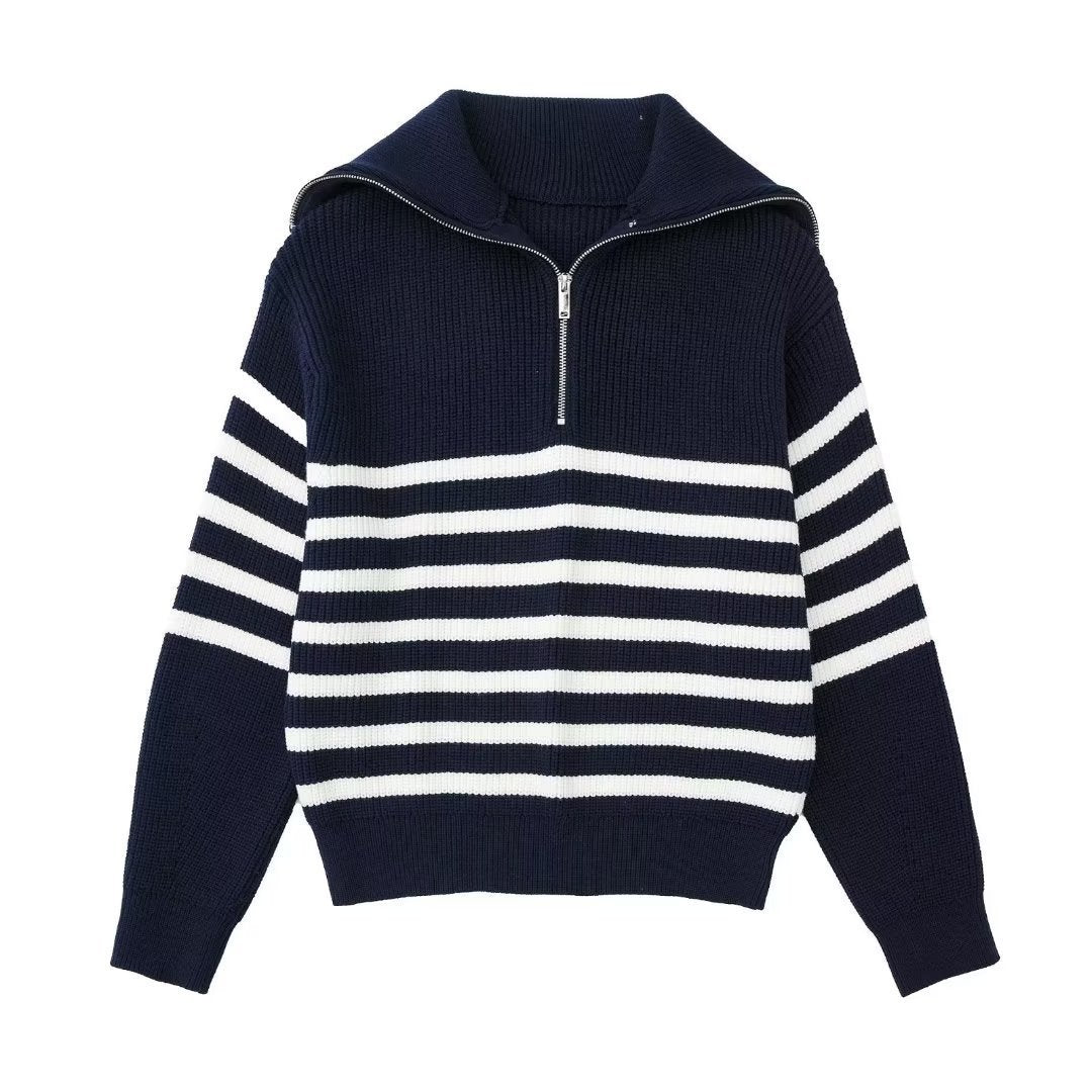 W&W Mode | All Match Wollpullover Mit Offenem Kragen