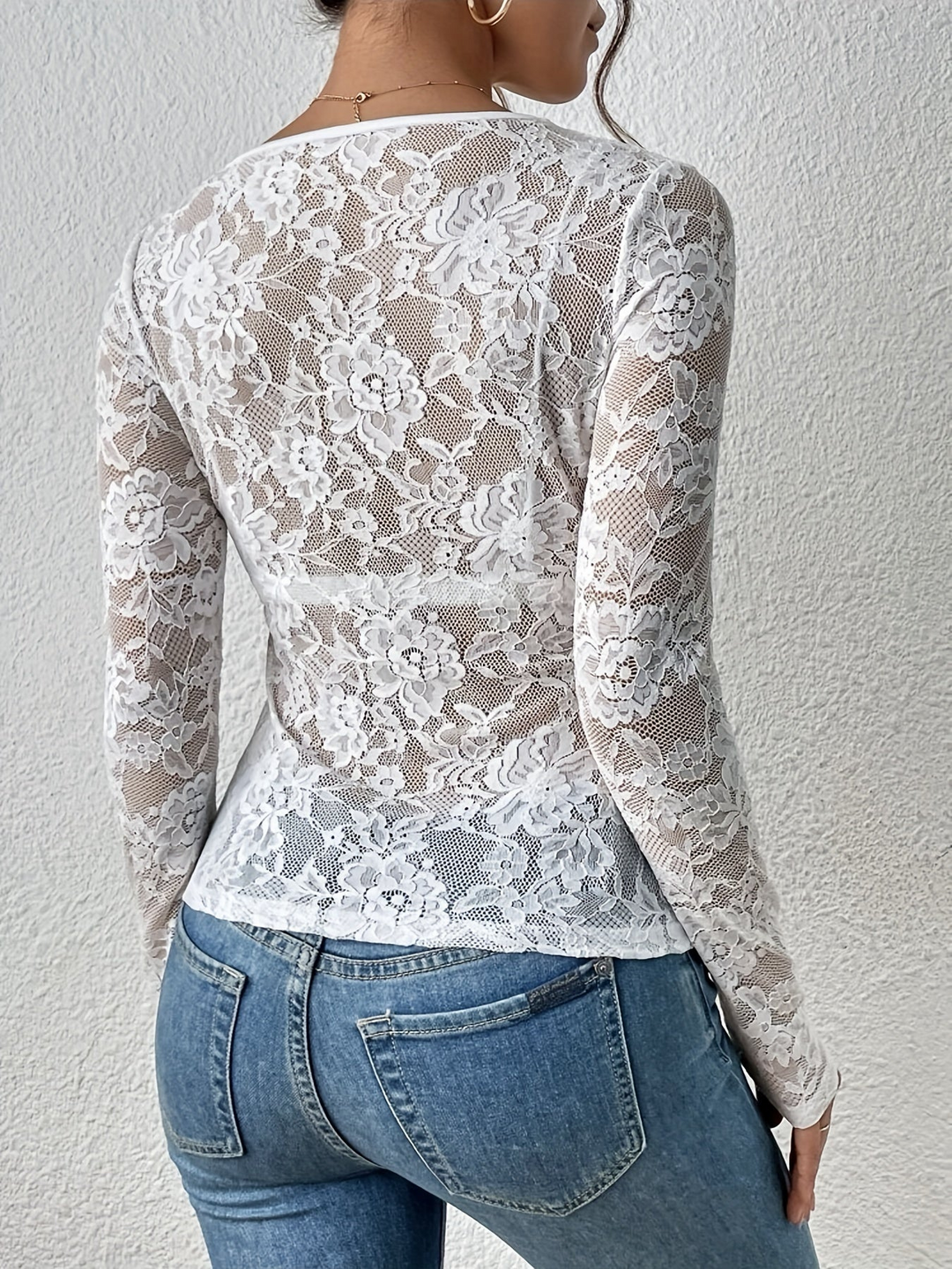 W&W Mode | Damen Langarm Oberteil Elegante