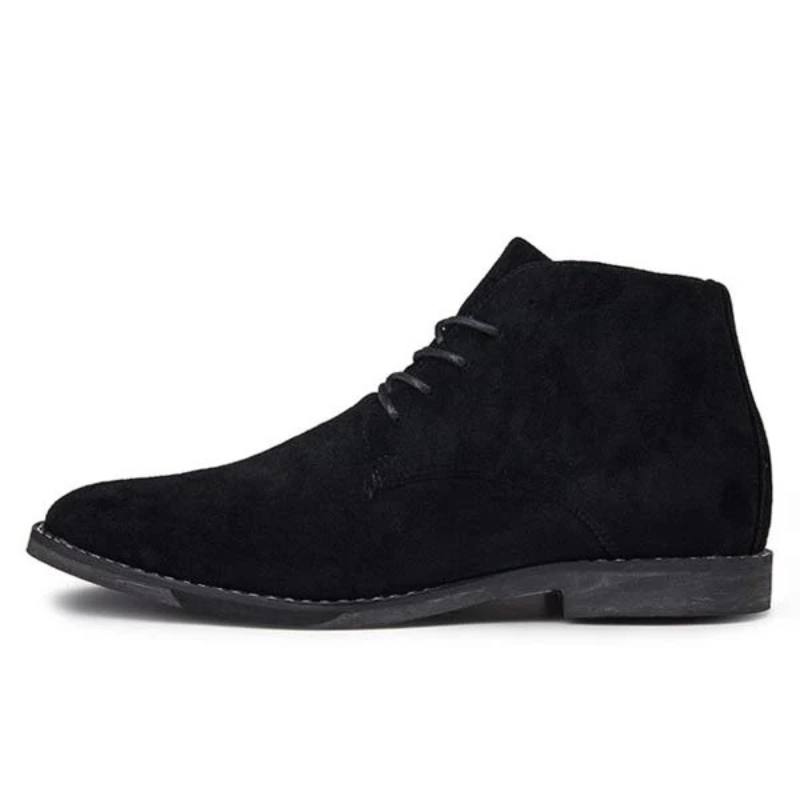 W&W Mode | Damen Schwarze Stiefeletten Flach