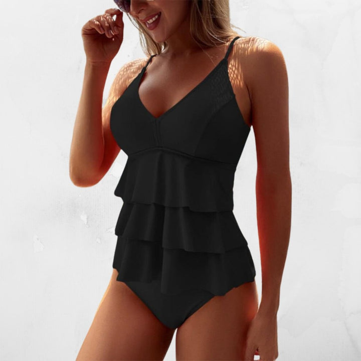 W&W Mode | Geschichtetes Badekleid Für Schwimmbad Und Strand