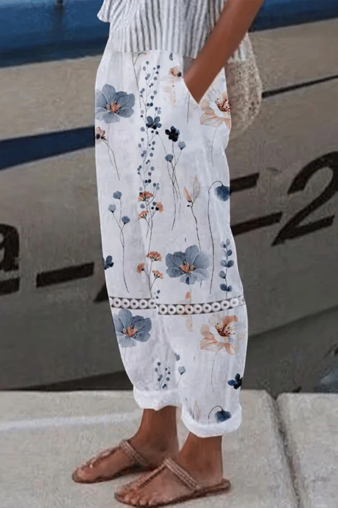 W&W Mode | Lässig Unique Printed Button Pocket Pants