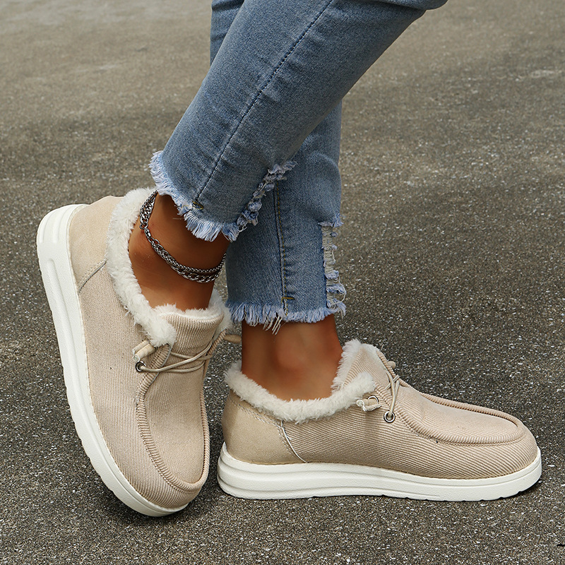 W&W Mode - Elegante Winter-Sneakers mit Fellfutter