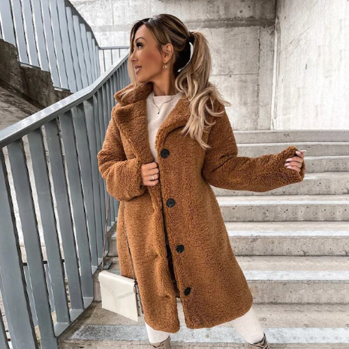 W&W Mode Teddymantel | Stylische weiche Jacke