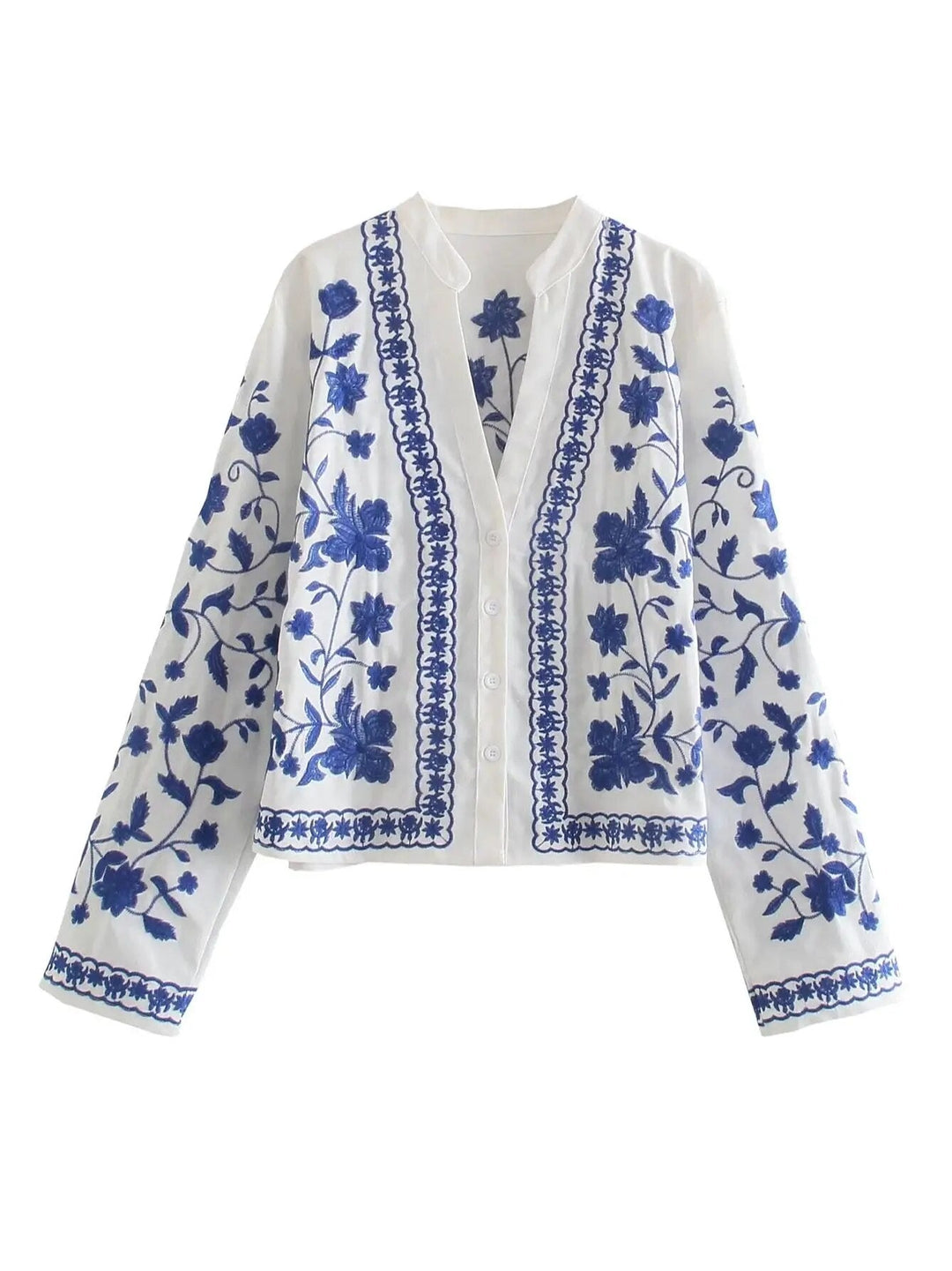 W&W Mode - Geblümte Strickjacke