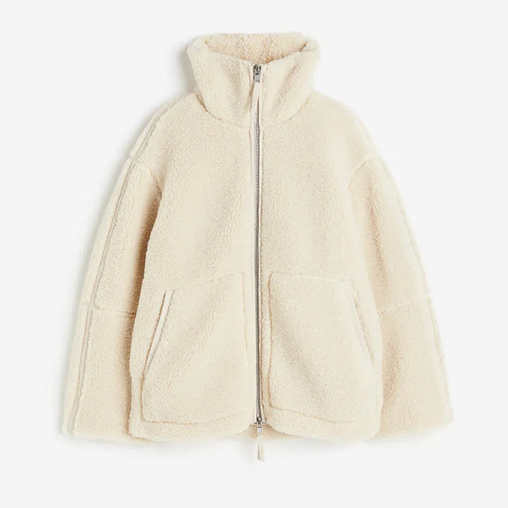 W&W Mode | Warme Teddy Winterjacke für Damen | Komfortabel und Stilvoll