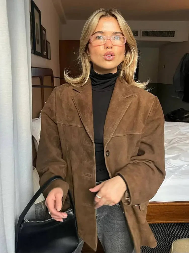 W&W Mode | Vintage Wildlederjacke