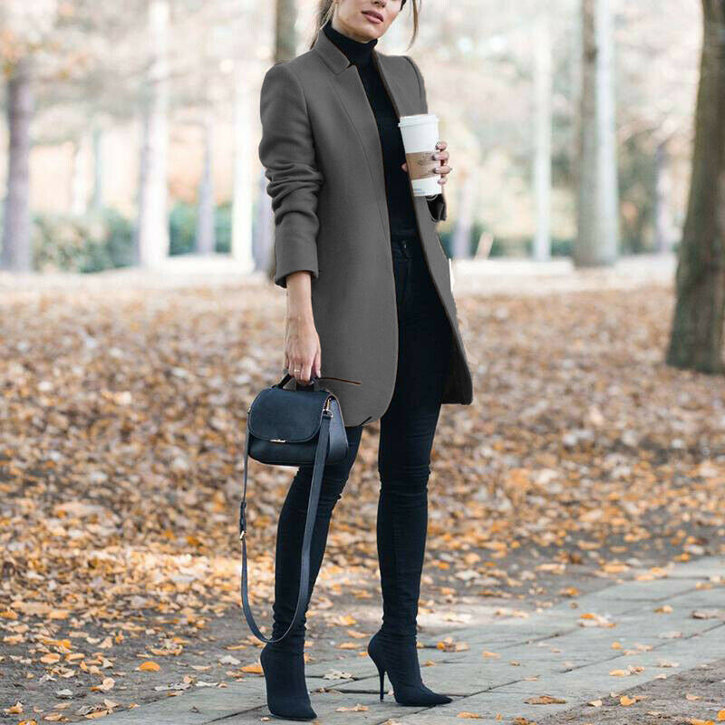 W&W Mode | Damenmantel Büro Lady Blazer - Elegant & Professionell