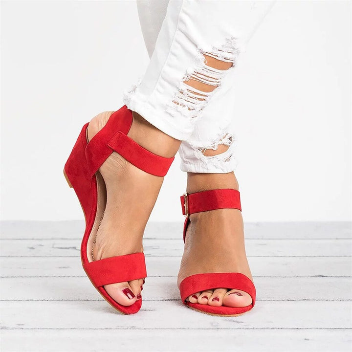 W&W Mode | Riem Sandalen - Bequeme und stilvolle Damensandalen mit Absatz