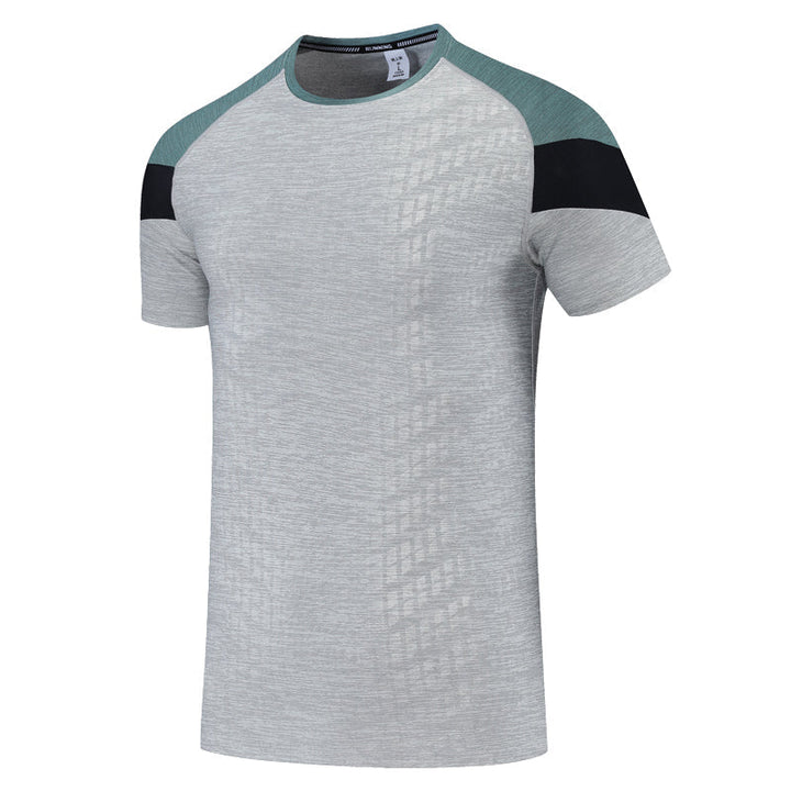 W&W Mode | Bequemes Herren Sportshirt Mit Patchwork Detail
