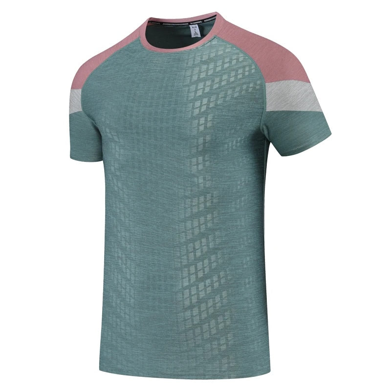 W&W Mode | Bequemes Herren Sportshirt Mit Patchwork Detail