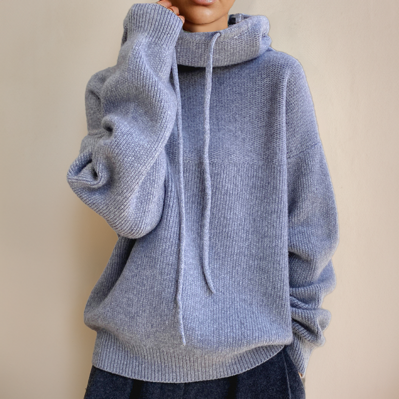 W&W Mode | Gestrickter Kapuzenpullover