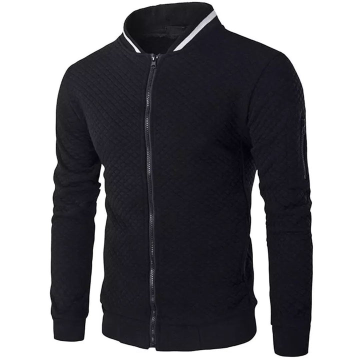W&W Mode | Jacquard Zip-Bomberjacke