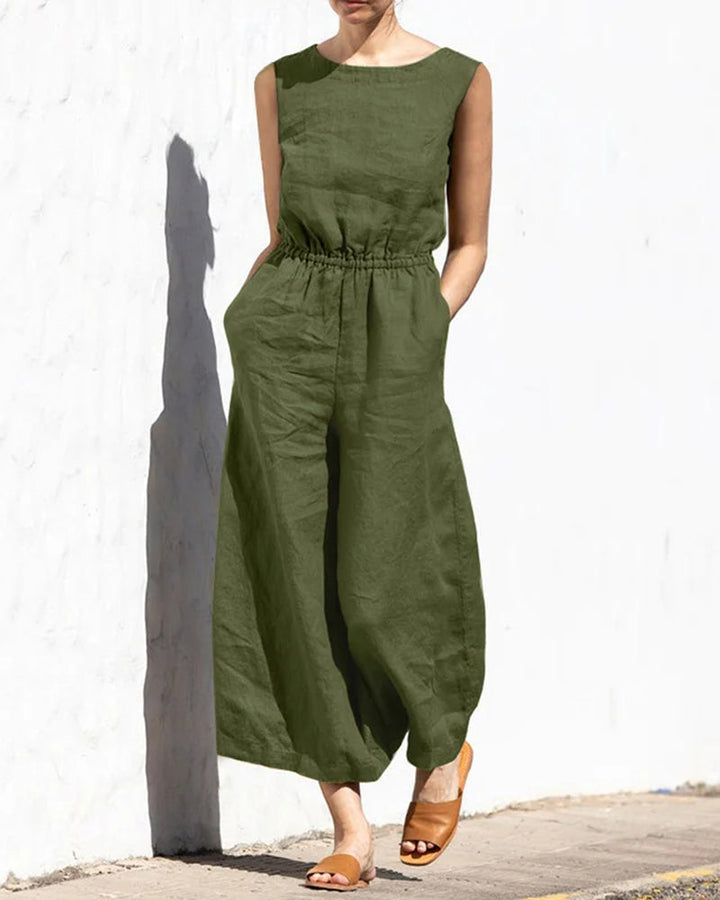 W&W Mode | Klassischer Baumwoll Jumpsuit