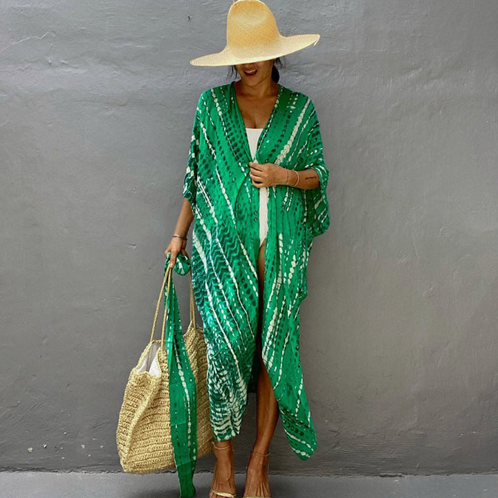 W&W Mode | Glamouröse Sonnenschutz Resort Strandkleid Cover Up