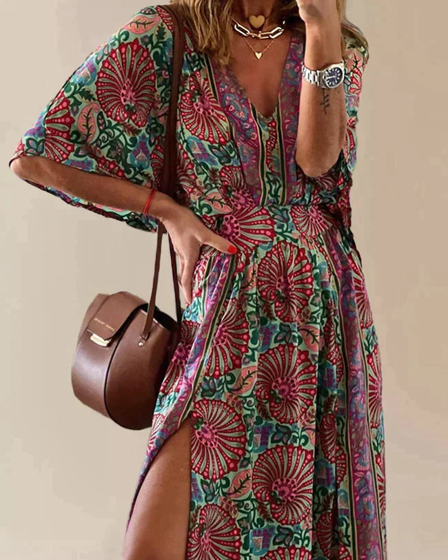 W&W Mode | Damen Bohemian-Kleid