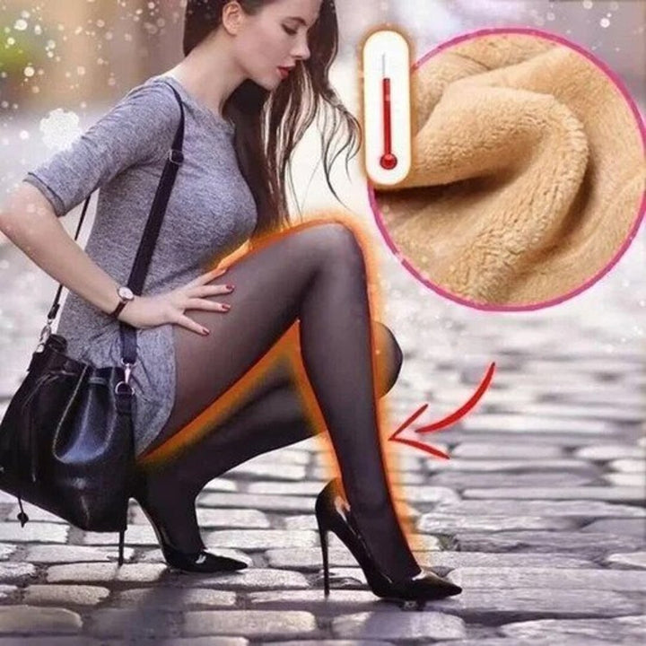 W&W Mode | Warme Superstretch Plüschstrumpfhose