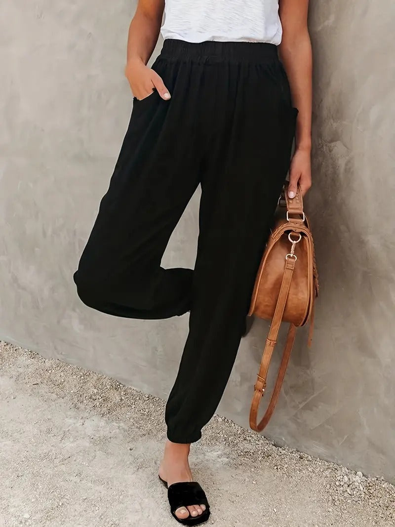 W&W Mode - Lange Hose mit hoher Taille