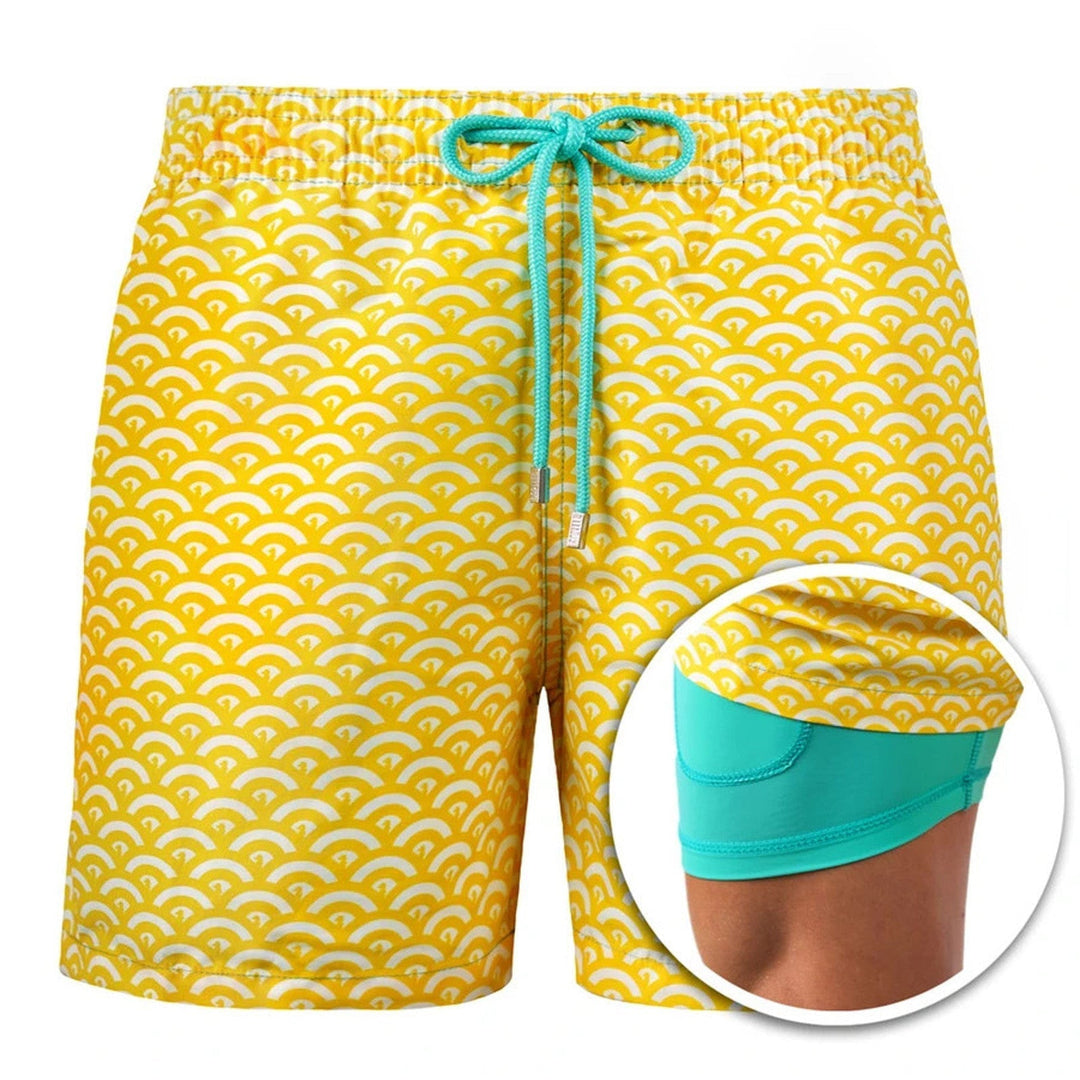 W&W Mode | Doppellagige Strandshorts Für Herren