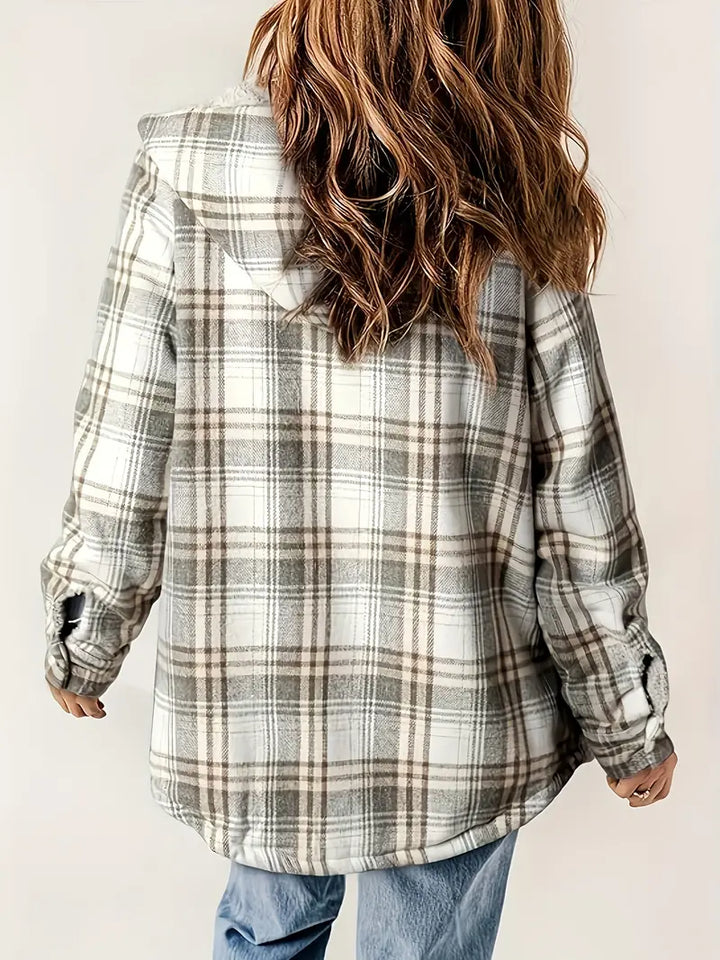 W&W Mode | Warme Jacke Mit Kapuze Und Reißverschluss