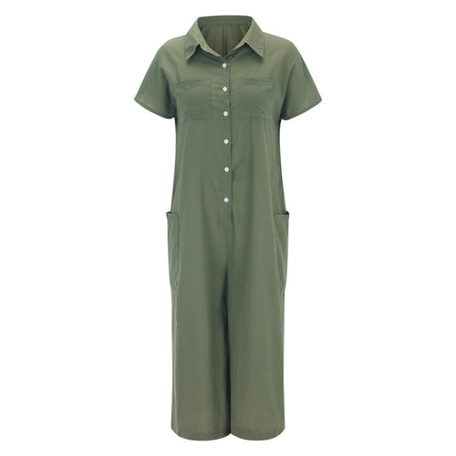 W&W Mode | Super Stylischer Leinen Jumpsuit Für Damen