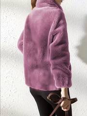 Teddy-Mantel mit Kordelzug