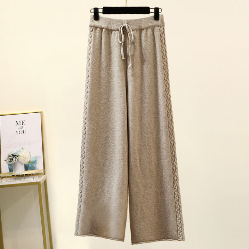 W&W Mode | Elegantes Set Aus Rollkragenpullover Und Lockerer Hose