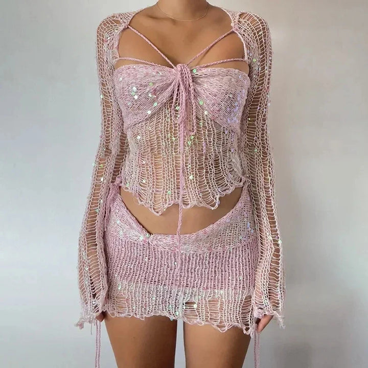 Damen Kleid aus Polyester für Frühling und Sommer