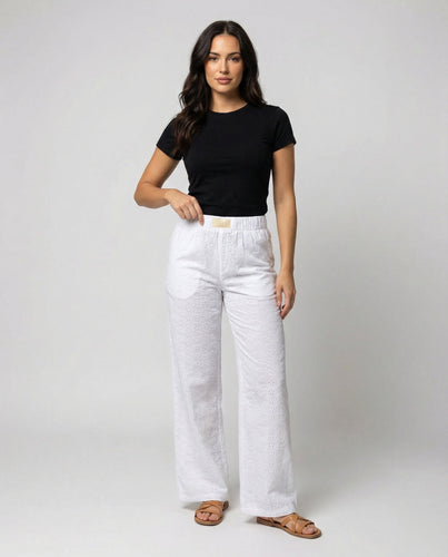 W&W Mode - Bequeme Loungehose für Damen Lockerer Schnitt