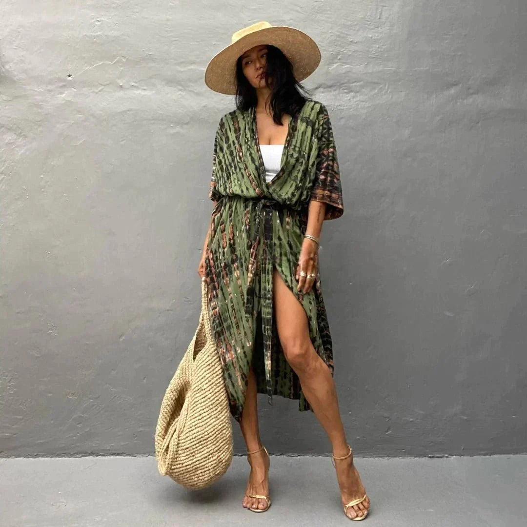 W&W Mode | Stilvolle Kimono Olivgrün