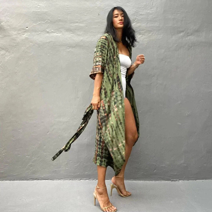 W&W Mode | Stilvolle Kimono Olivgrün
