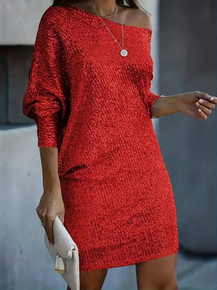 W&W Mode | Gold Paillettenkleid Mini