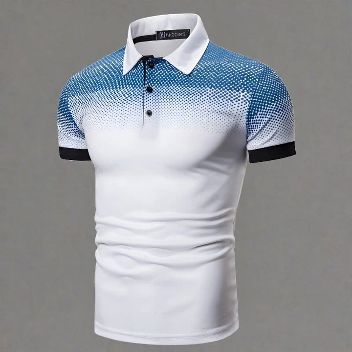 W&W Mode | Gradient Herrenpoloshirt Stilvoll Sommer