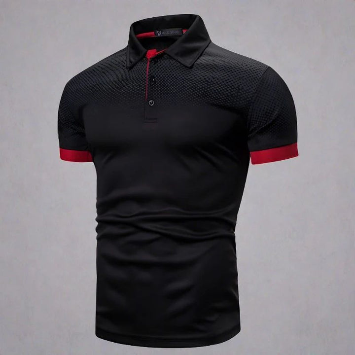 W&W Mode | Gradient Herrenpoloshirt Stilvoll Sommer