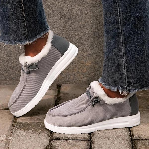 W&W Mode - Elegante Winter-Sneakers mit Fellfutter