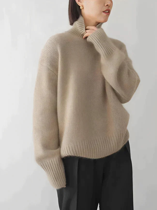 W&W Mode | Cashmere-Pullover Mit Rollkragen