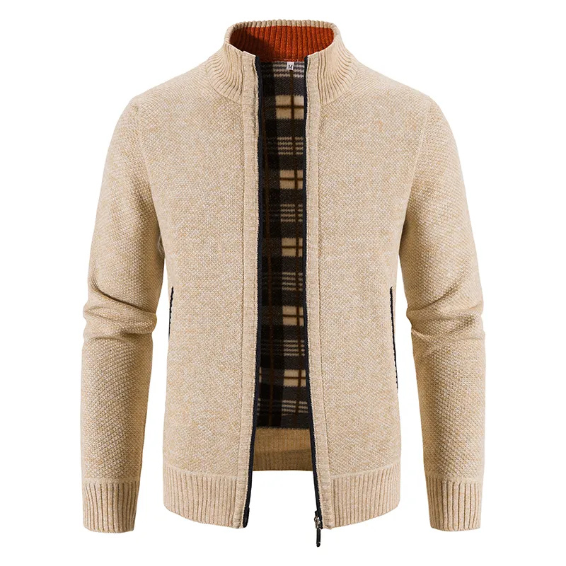 W&W Mode | Herren Strickjacke Mit Reißverschluss Trachten