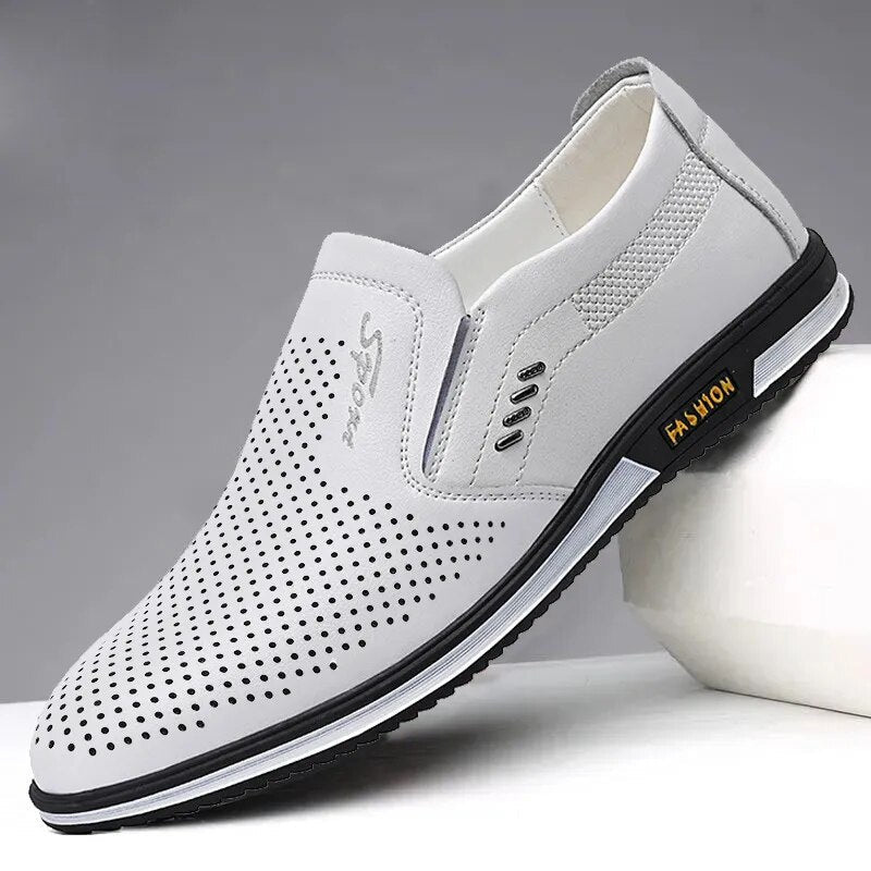 W&W Mode | Herren Sommer Loafer Schwarz