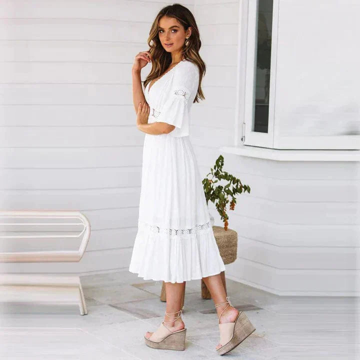 W&W Mode | Lange Laterne Kleid