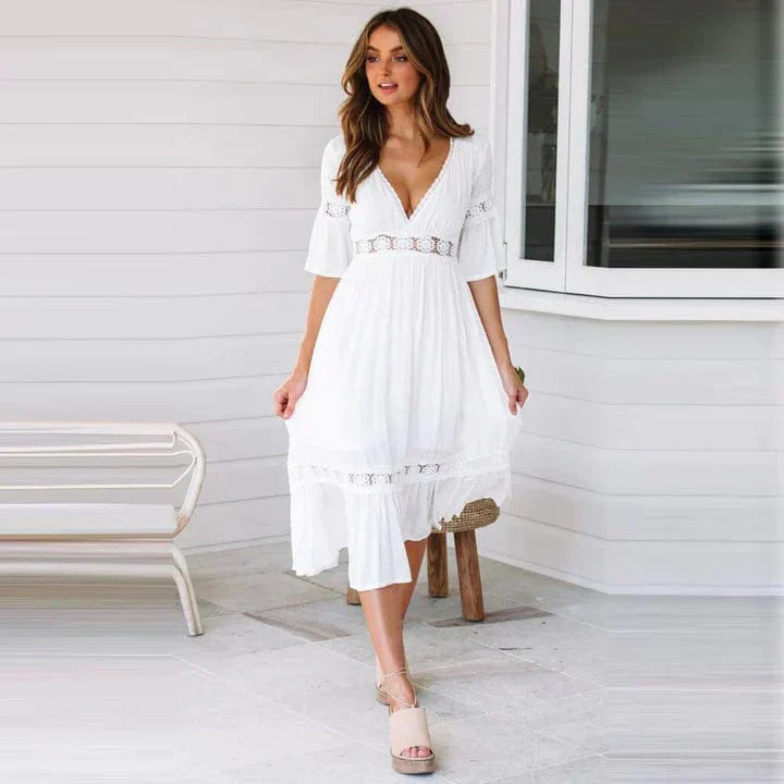 W&W Mode | Lange Laterne Kleid