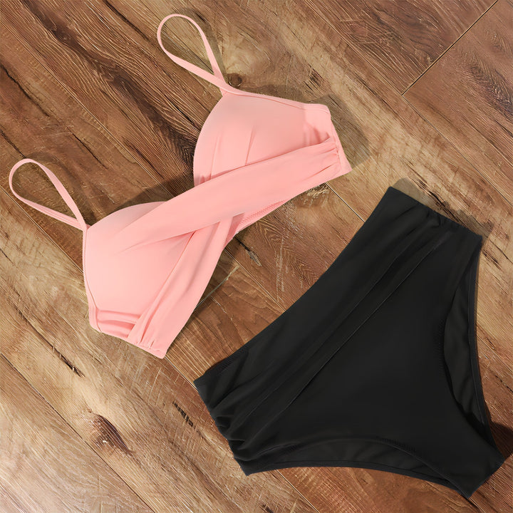 W&W Mode | Bikini mit hoher Taille für Damen, Sommer Bademode