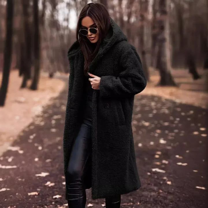 W&W Mode | Plüsch Herbstmantel für Damen