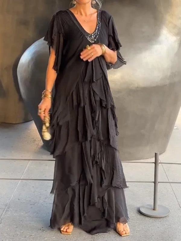 W&W Mode | Elegantes Langes Kleid für Festliche Anlässe