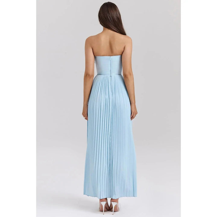 W&W Mode | Luxuriöses Schulterfreies Maxikleid