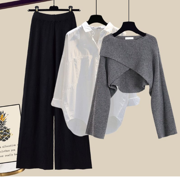 W&W Mode - Bequemes dreiteiliges Langarmsets