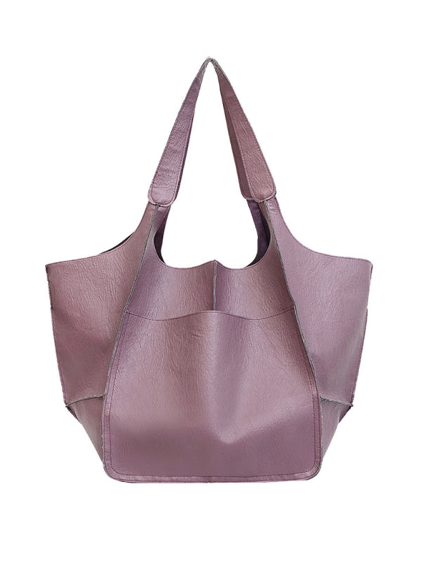 W&W Mode | Einfach Große Tasche Weiches Leder Große Kapazität Ein Schulter Tragbare Tote Tasche