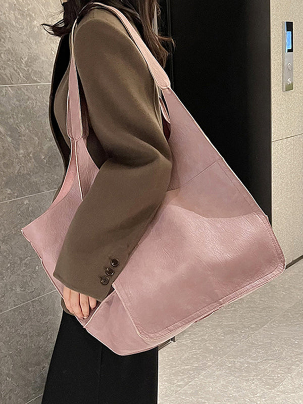 W&W Mode | Einfach Große Tasche Weiches Leder Große Kapazität Ein Schulter Tragbare Tote Tasche
