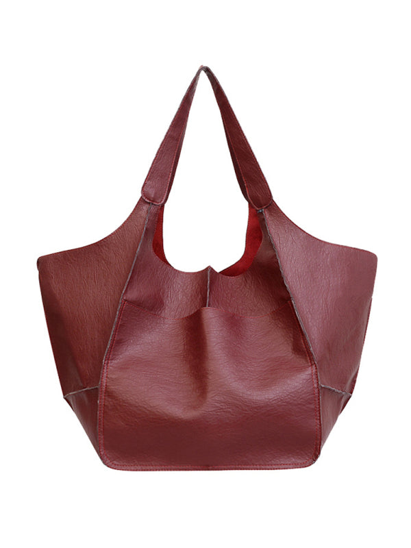 W&W Mode | Einfach Große Tasche Weiches Leder Große Kapazität Ein Schulter Tragbare Tote Tasche