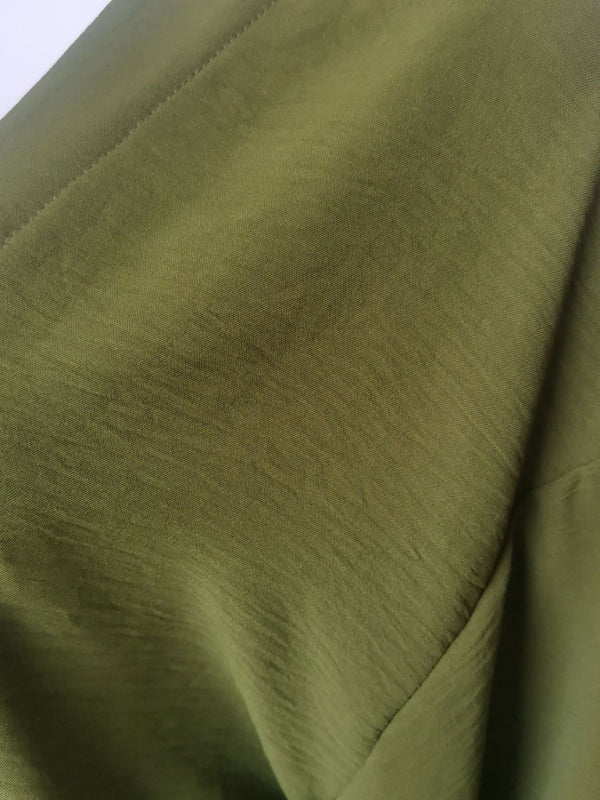 W&W Mode | Neue Baumwoll Und Leinenanzug Strickjacke Langärmliges Oberteil Tasche Weit Geschnittene Hose Zweiteiler Satz